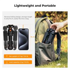 K&F Concept Masaüstü Mini Tripod (52cm)