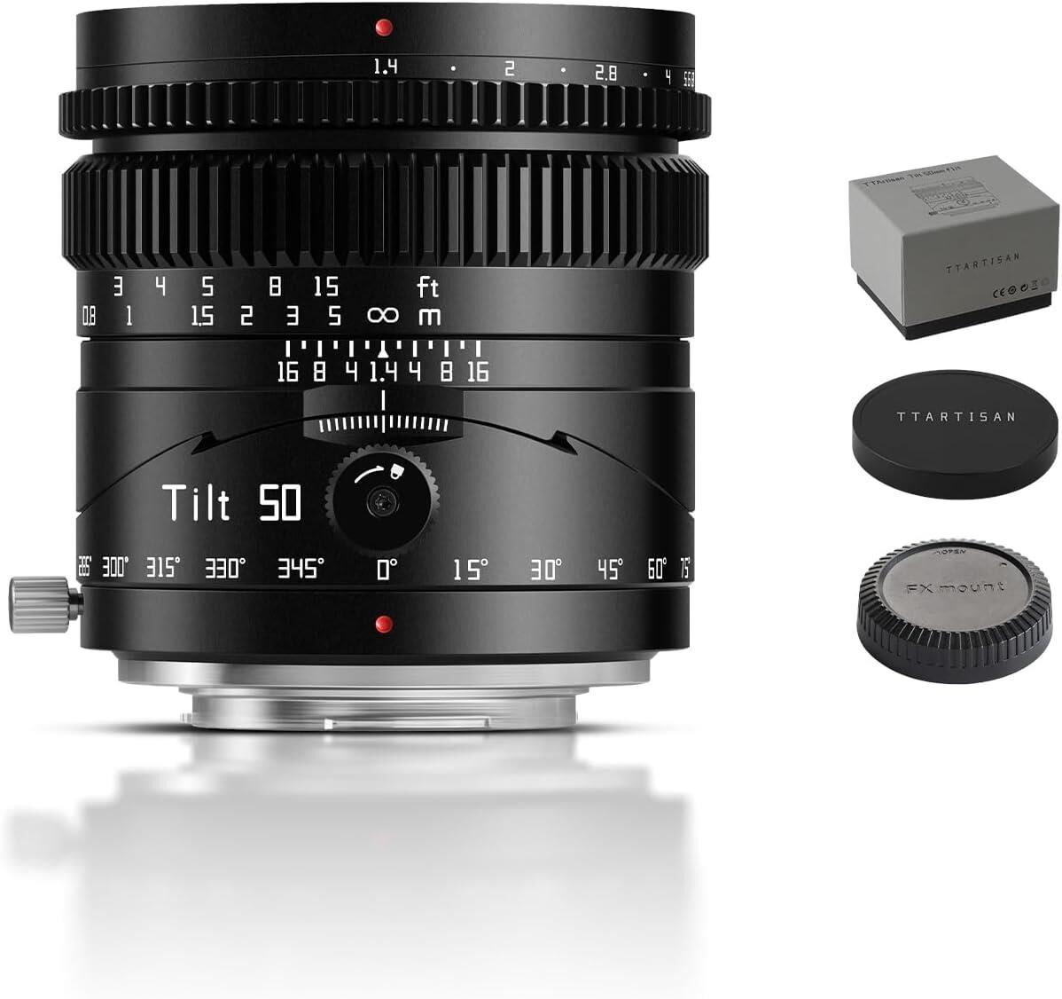 TTartisan Tilt 50mm f1.4 Lens (Fuji X mount)