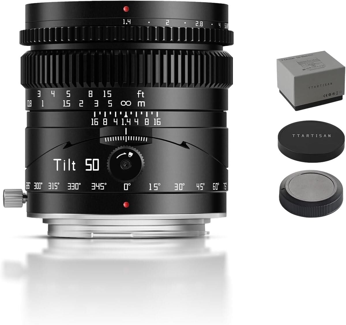 TTartisan Tilt 50mm f1.4 Lens (Canon RF mount)