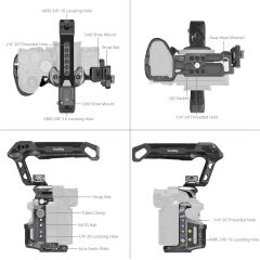 SmallRig 6030 Rhinoceros Kafes Kiti Sony Alpha 7 V / 7R V / 7 IV  için
