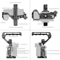 SmallRig 6026 Sony Alpha 7 V / 7R V / 7 IV  için Gelişmiş Kafes Kiti