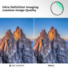 K&F Concept 95mm NANO-X MC-UV 28 Çok Katmanlı Kaplamaya sahip  Koruma Filtresi 8K Ultra HD