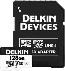 Delkin Devices 128GB Hyperspeed UHS-I SDXC Hafıza Kartı + SD Adapter