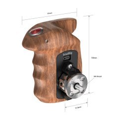 SmallRig Sağ Yan Ahşap El Kavrama Kolu Rec Butonu Sony Aynasız Kameralar için  HSR2511