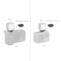 SmallRig 5472 Metal Ayak Bağlantılı  Montaj Plakası (4 adet)