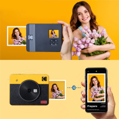 Kodak Mini Shot Combo 3 Retro Anında Baskı Dijital Fotoğraf Makinesi + Bundle ( Beyaz )