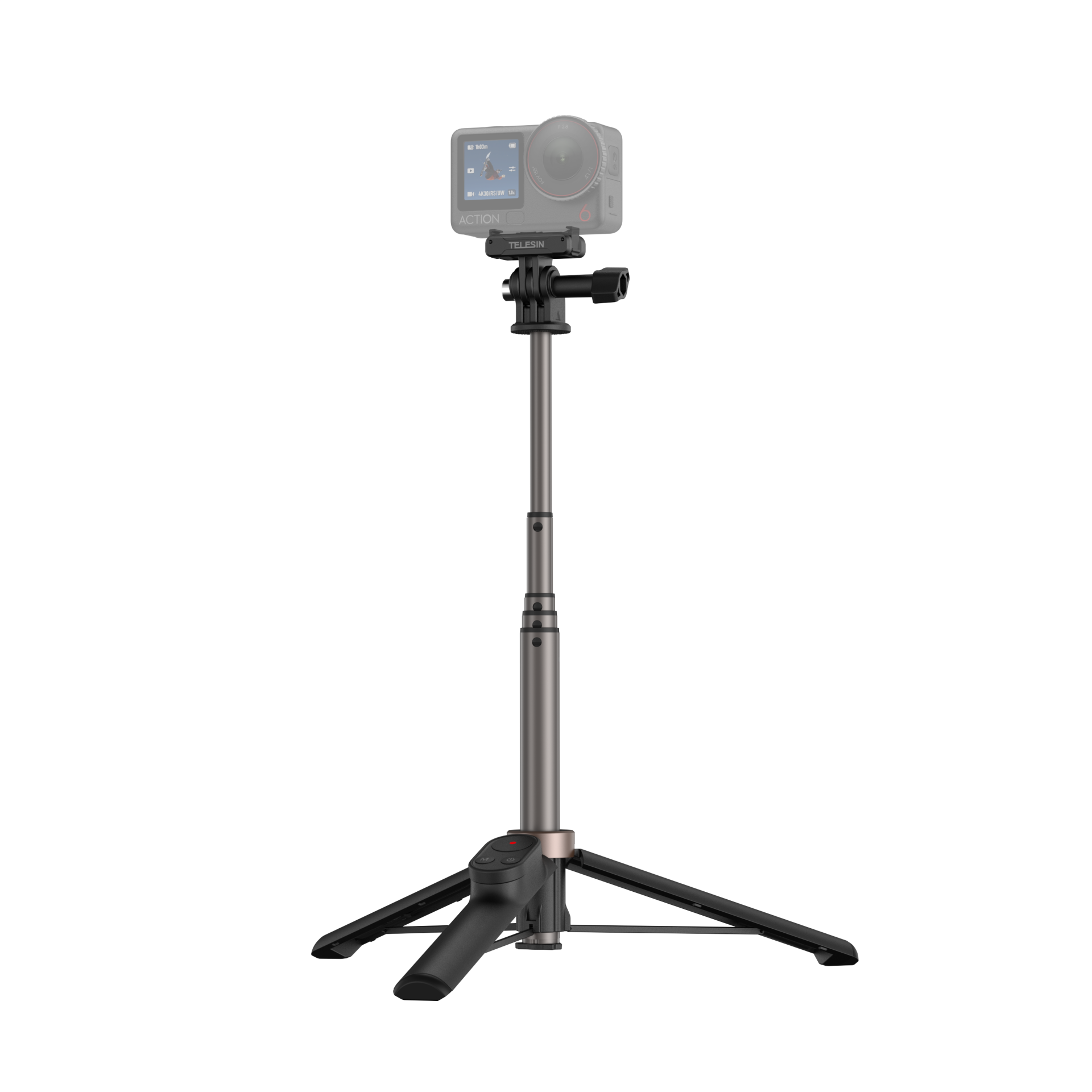 TELESIN Remote Selfie Stick (DJI, GoPro ve Cep Telefonu Uyumlu)