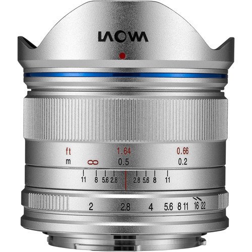 Laowa Venus 7.5mm F/2 MFT Lens (Standart Silver)