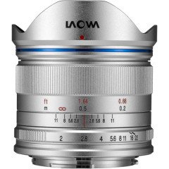 Laowa Venus 7.5mm F/2 MFT Lens (Standart Silver)