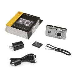 Kodak Pixpro FZ55 Dijital Fotoğraf Makinesi (Gümüş)