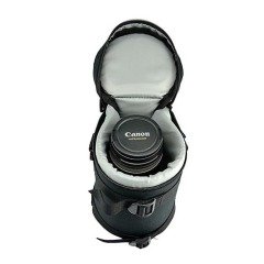 JJC DLP-5 Deluxe Lens Pouch Objektif Çantası (11.8x20.3cm)