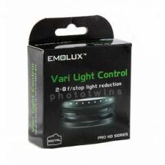 Emolux 62mm ND 2-8 F/Stop Filtre