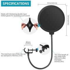 Camten AA-06 Mikrofon Pop Filter