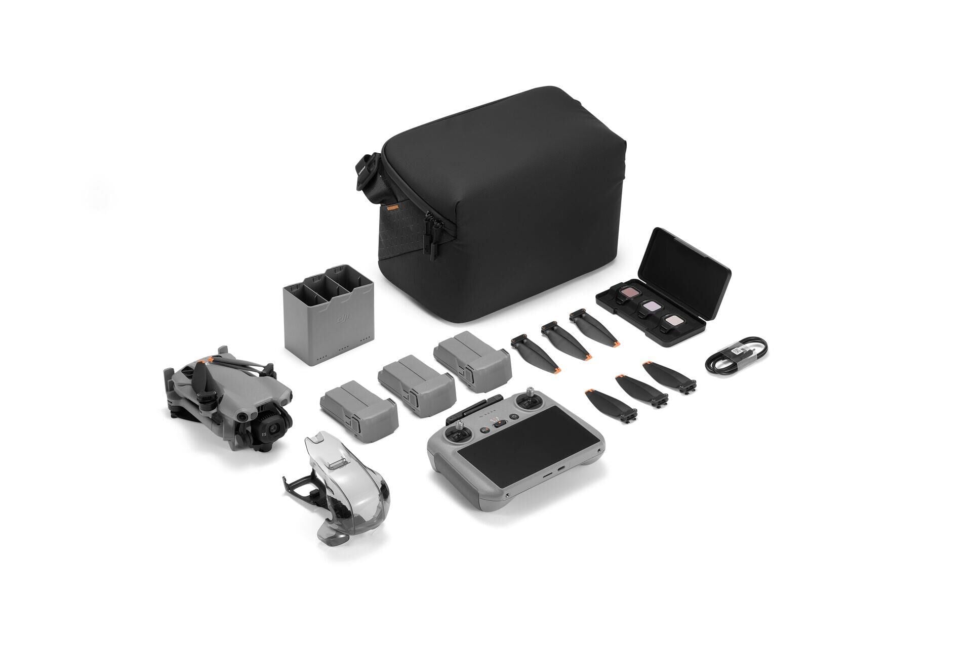 Mini 5 Pro Fly More Combo Plus (DJI RC2) Drone DJI Türkiye Karacasulu Garantili - Gri - Siyah