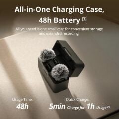 DJI Mic Mini 2 Kişilik Kompakt Kablosuz Yaka Mikrofonu