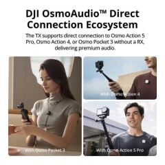 DJI Mic Mini Kompakt Kablosuz Yaka Mikrofonu 2 Kişilik
