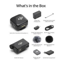 DJI Mic Mini Kompakt Kablosuz Yaka Mikrofonu 2 Kişilik