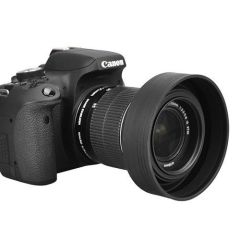 JJC 58mm 3 Kademeli Katlanabilir Silikon Parasoley