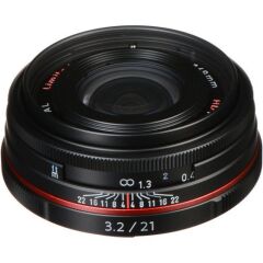 Pentax 21mm f/3.2 AL Limited Lens Siyah