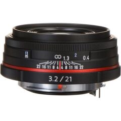 Pentax 21mm f/3.2 AL Limited Lens Siyah