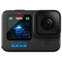 GoPro HERO12 Black Aksiyon Kamerası (64 GB Kart ve Gopro Çantalı Kit)