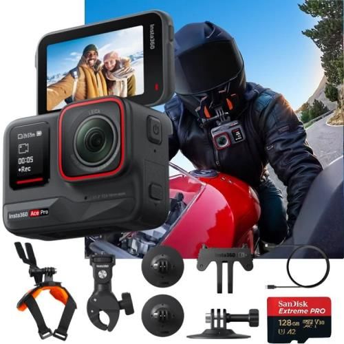 Insta360 Ace Pro Motorsiklet Plus Kit
