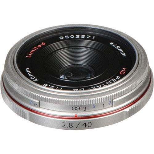 Pentax 40mm f/2.8 Limited Lens Gümüş