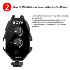 Boya 4'lü Kablosuz Yaka Mikrofonu Seti