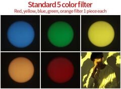 JINBEI  DP-Ø6 Focus Optik Snoot 150mm Lens ve Renkli Jellerle