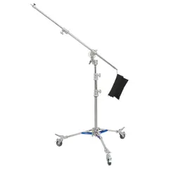 JINBEI M-6  2-in-1 Profesyonel Fonksiyonel Krom  Işık Standı