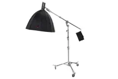 JINBEI M-6  2-in-1 Profesyonel Fonksiyonel Krom  Işık Standı