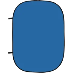 JINBEI 1.5 * 2m Chromakey Yeşil / Mavi 2'in1 Kumaş Katlanabilir Arka Plan