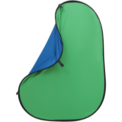 JINBEI 1.5 * 2m Chromakey Yeşil / Mavi 2'in1 Kumaş Katlanabilir Arka Plan