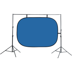 JINBEI 1.5 * 2m Chromakey Yeşil / Mavi 2'in1 Kumaş Katlanabilir Arka Plan