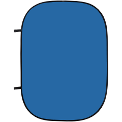 JINBEI 1.5 * 2m Chromakey Yeşil / Mavi 2'in1 Kumaş Katlanabilir Arka Plan