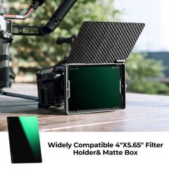 K&F NANO-X ND16 (4 Stop)  4x5.65 Filtre Tilta SmallRig ve Diğer Matbox ile Uyumlu  HD Optik Cam