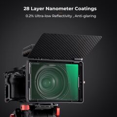 K&F NANO-X Black Mist 1/8  4x5.65 Filtre Tilta ve SmallRig ve Diğer Matbox ile Uyumlu 4mm HD Optik Cam