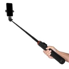 Kingjoy M080 Telefon Tutacakli Uzaktan Kumandali Selfie Tripod