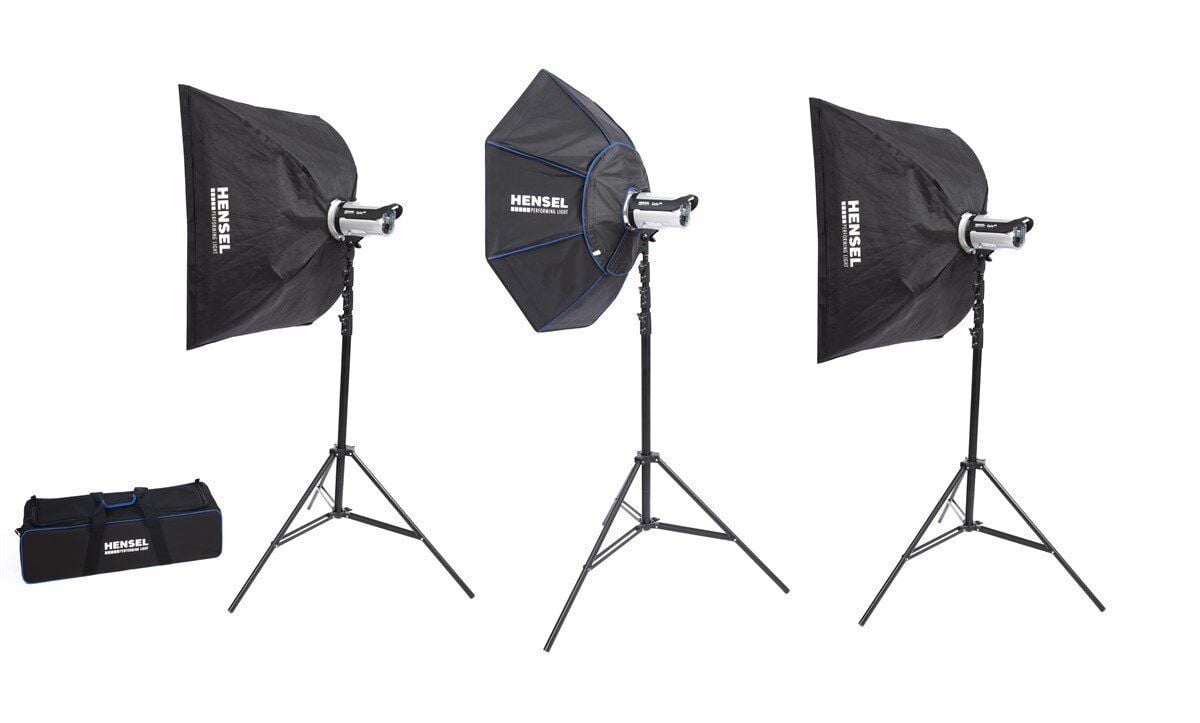 Hensel Certo 400W 3'lü Paraflaş Set