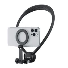 TELESIN 2in1 Magnetic Neck Mount Siyah (P2-HNB-02)