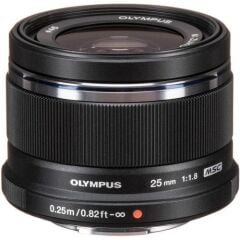 Olympus M.Zuiko 25mm 1.8 Black Objektif  V311060Bw000