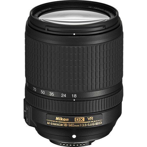Nikon AF-S 18-140mm f/3.5-5.6G ED DX VR Lens