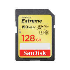 Sandisk 128GB Extreme SD UHS-I Kart