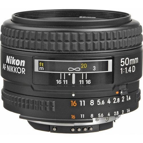 Nikon AF 50mm f/1.4D Lens li