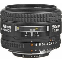 Nikon AF 50mm f/1.4D Lens li