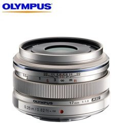 Olympus M.Zuiko Digital 17mm 1:1.8 Lens - Silver