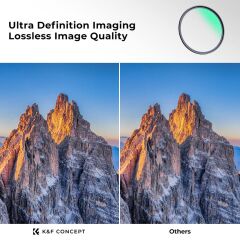 K&F Concept 77mm NANO-X MC-UV 28 Çok Katmanlı Kaplamaya sahip  Koruma Filtresi 8K Ultra HD