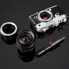 K&F Concept  KF1691 Çift Taraflı Karbon Başlık Lens Temizleme Kalemi