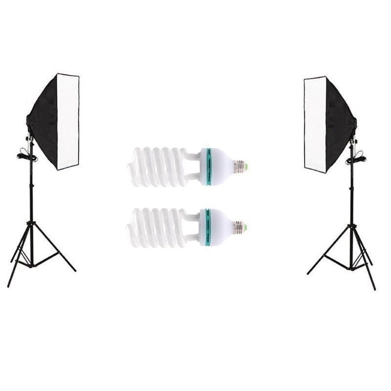 Fancier 160 Watt 2'li Sürekli Işık Softbok Seti