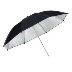 Star 110cm Siyah Gümüş Şemsiye